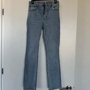 Abercrombie 90’s slim straight high rise jeans